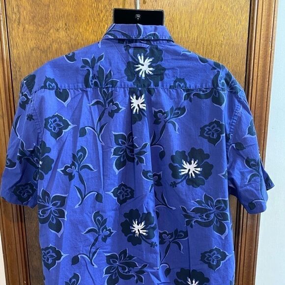 Tommy Hilfiger Floral Hawaiian Shirt Size Large - Picture 5 of 7